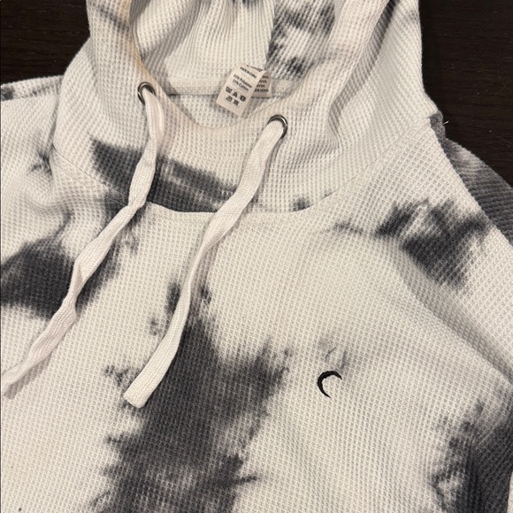 Zyia Hendrix Women's Tie-Dye Hoodie thermal sweatshirt top athletic workout - Picture 2 of 4